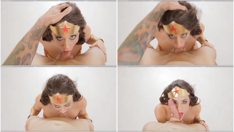 [SD Videos] Chanel Preston Wonder Woman POV Sloppy Blowjob (480p)